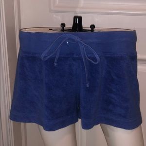 HARD TAIL royal blue terry cloth shorts